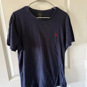 Polo by Ralph Lauren Navy T-Shirt with Red Pony Logo